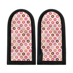 Pastel Donut Pattern Print Skillet Handle Cover