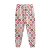 Pastel Donut Pattern Print Sweatpants