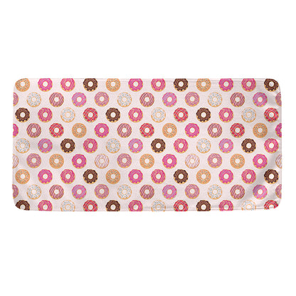 Pastel Donut Pattern Print Towel