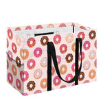 Pastel Donut Pattern Print Utility Tote Bag