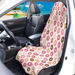 Pastel Donut Pattern Print Waterproof Car Seat Cover