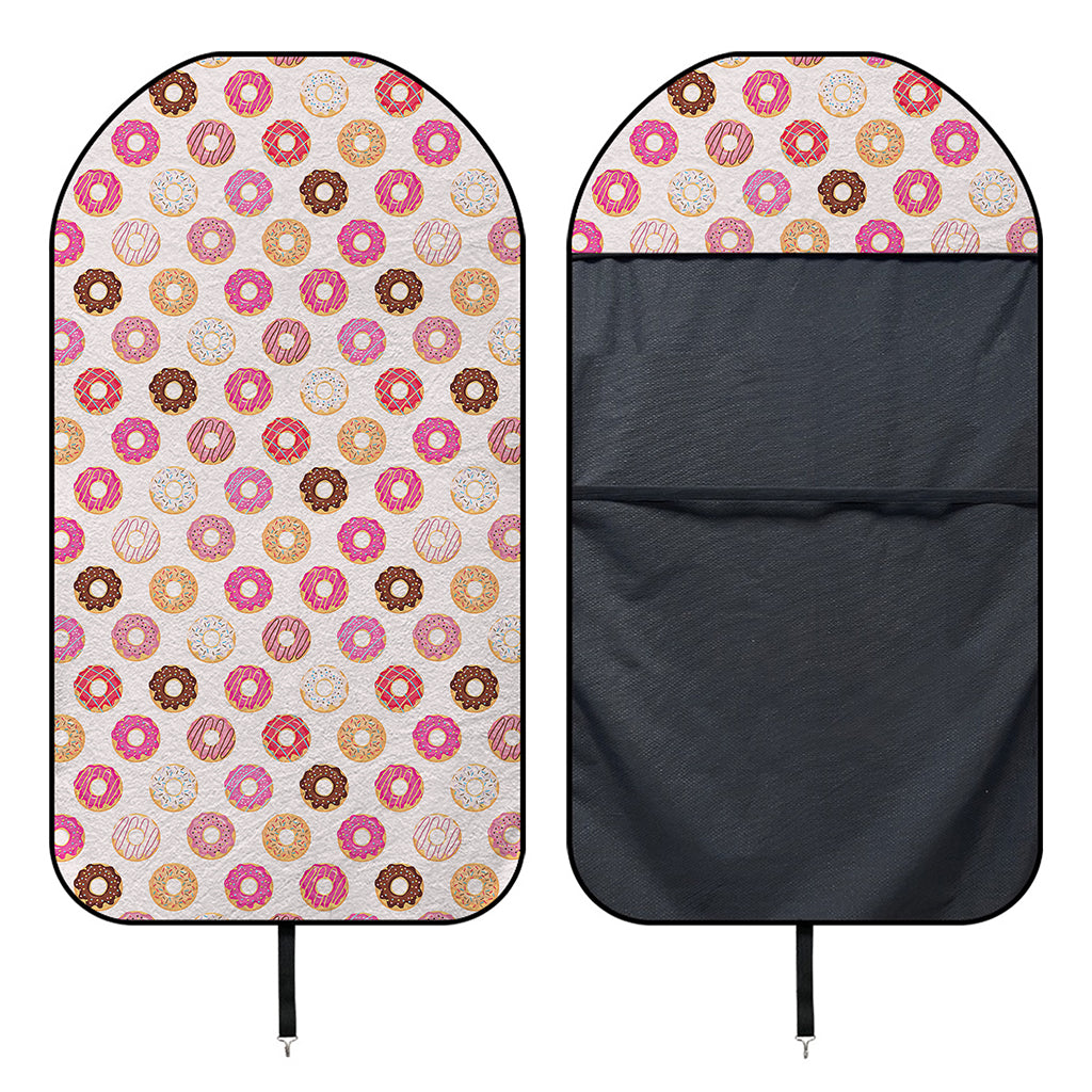Pastel Donut Pattern Print Waterproof Car Seat Cover