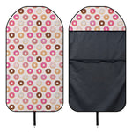 Pastel Donut Pattern Print Waterproof Car Seat Cover