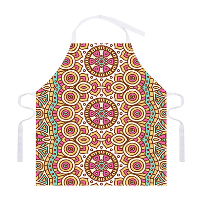 Pastel Ethnic Mandala Print Adjustable Apron