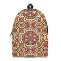 Pastel Ethnic Mandala Print School Backpack