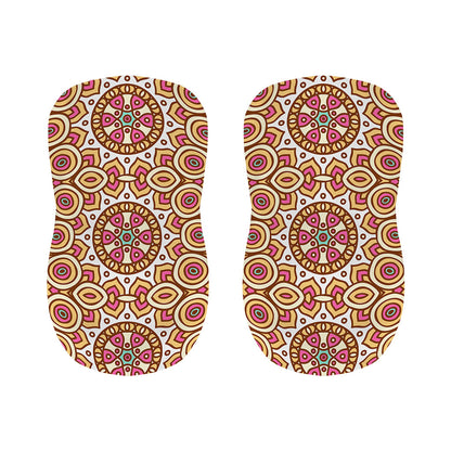 Pastel Ethnic Mandala Print Bar Stool Covers