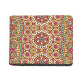 Pastel Ethnic Mandala Print Bifold Wallet