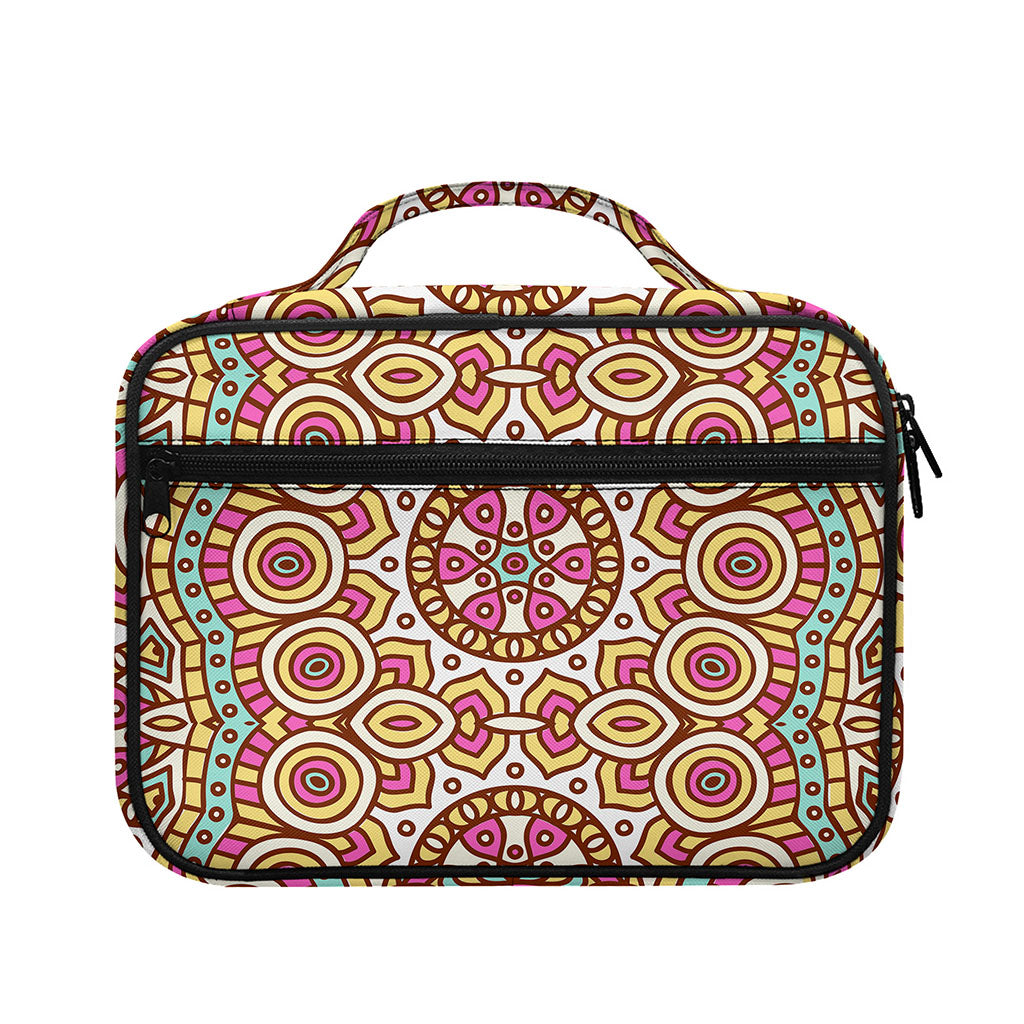 Pastel Ethnic Mandala Print Briefcase Bible Bag
