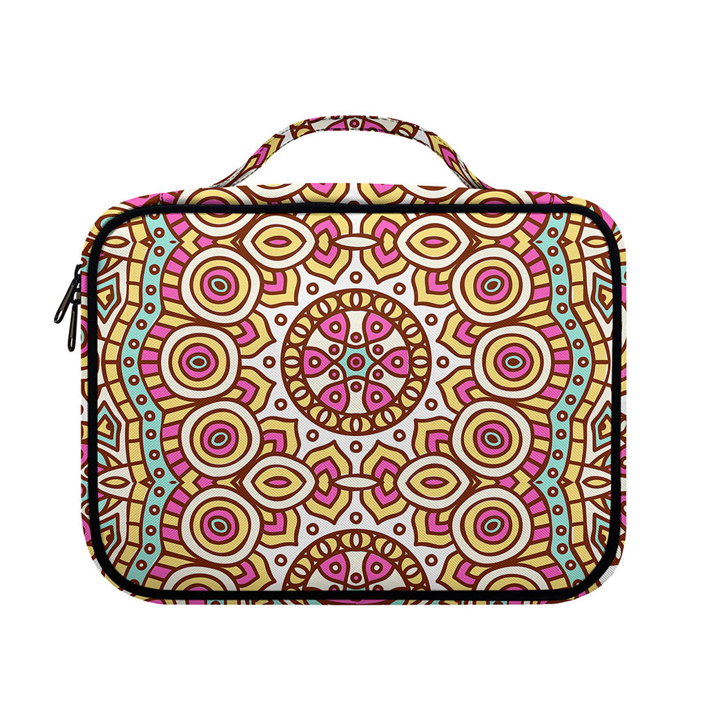 Pastel Ethnic Mandala Print Briefcase Bible Bag