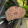 Pastel Ethnic Mandala Print Car Side Mirror Covers