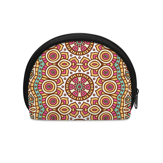 Pastel Ethnic Mandala Print Coin Purse