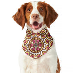 Pastel Ethnic Mandala Print Dog Bandana