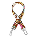 Pastel Ethnic Mandala Print Dog Seat Belt