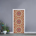 Pastel Ethnic Mandala Print Door Sticker