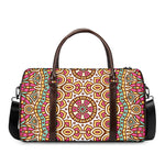 Pastel Ethnic Mandala Print Duffle Bag