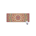 Pastel Ethnic Mandala Print Extended Mouse Pad