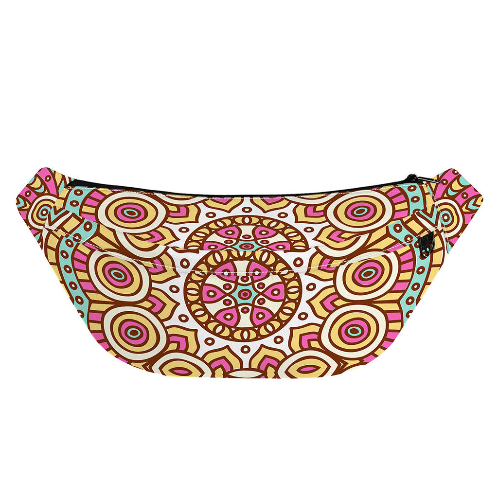 Pastel Ethnic Mandala Print Fanny Pack