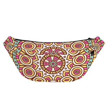 Pastel Ethnic Mandala Print Fanny Pack