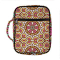 Pastel Ethnic Mandala Print Front Pocket Bible Bag