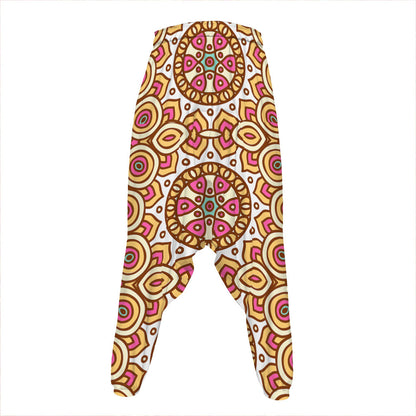 Pastel Ethnic Mandala Print Hammer Pants