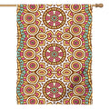 Pastel Ethnic Mandala Print House Flag