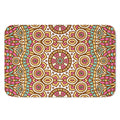 Pastel Ethnic Mandala Print Indoor Door Mat