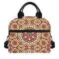 Pastel Ethnic Mandala Print Insulated Lunch Bag