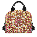 Pastel Ethnic Mandala Print Insulated Lunch Bag