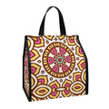 Pastel Ethnic Mandala Print Insulated Lunch Tote