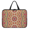Pastel Ethnic Mandala Print Laptop Sleeve With Handle