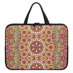 Pastel Ethnic Mandala Print Laptop Sleeve With Handle