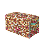Pastel Ethnic Mandala Print Leather Tissue Box Cover