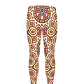 Pastel Ethnic Mandala Print Men's Leggings
