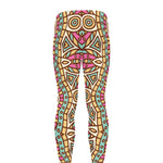 Pastel Ethnic Mandala Print Men's leggings