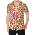 Pastel Ethnic Mandala Print Men's Shirt