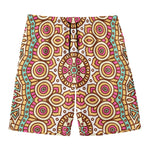Pastel Ethnic Mandala Print Men's Swim Trunks