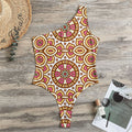 Pastel Ethnic Mandala Print One Shoulder Bodysuit
