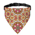 Pastel Ethnic Mandala Print Over The Collar Dog Bandana