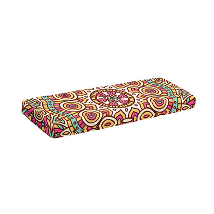 Pastel Ethnic Mandala Print Piano Keyboard Cover