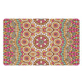 Pastel Ethnic Mandala Print Polyester Doormat