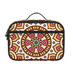 Pastel Ethnic Mandala Print Portable Lunch Bag