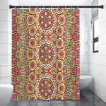 Pastel Ethnic Mandala Print Premium Shower Curtain