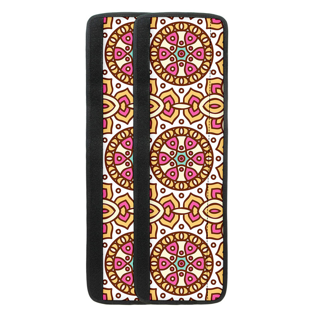 Pastel Ethnic Mandala Print Refrigerator Handle Covers