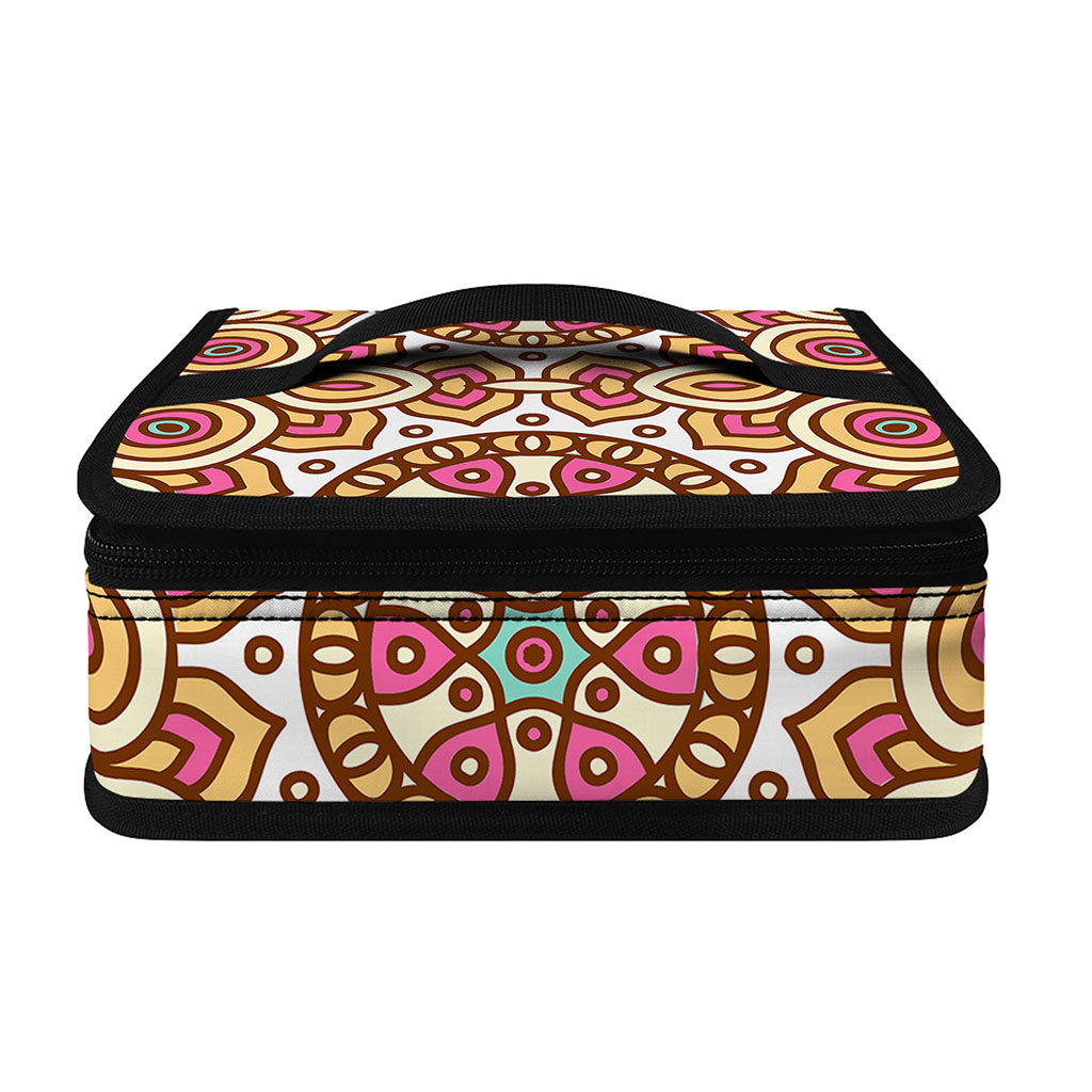 Pastel Ethnic Mandala Print Small Lunch Bag