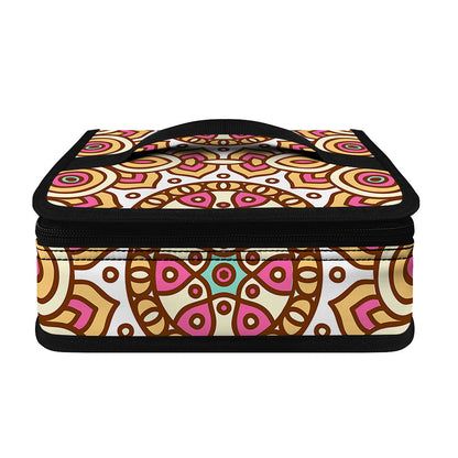 Pastel Ethnic Mandala Print Small Lunch Bag