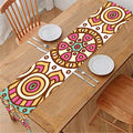 Pastel Ethnic Mandala Print Table Runner