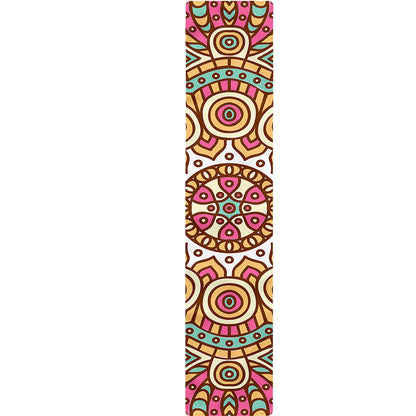 Pastel Ethnic Mandala Print Table Runner