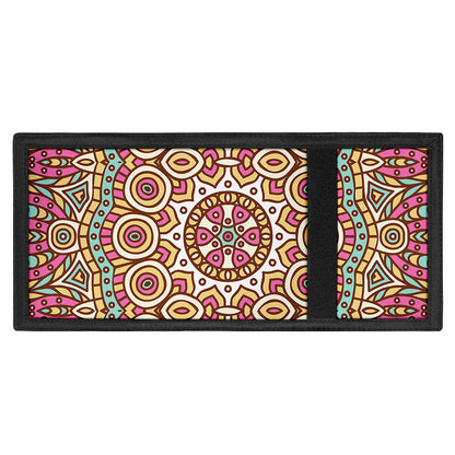 Pastel Ethnic Mandala Print Trifold Wallet