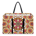 Pastel Ethnic Mandala Print Utility Tote Bag