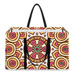 Pastel Ethnic Mandala Print Utility Tote Bag